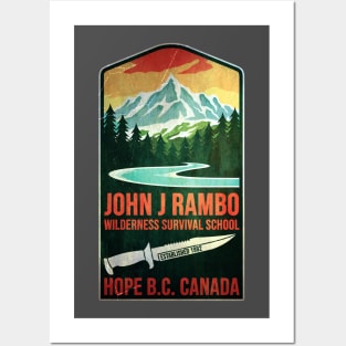 John J Rambo Wilderness Survival School Posters and Art